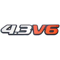 Emblema 4.3v6 Vermelho ... Universal universal Gm Nk-138503 Emblema 4.3v6 Vermelho ... Universal universal Gm Nk-138503