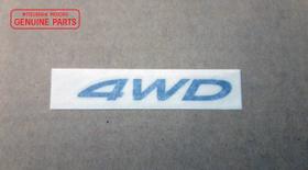 Emblema 4WD ASX Outlander airtrek Prata - Original Emblema 4WD ASX Outlander airtrek Prata - Original