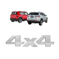 Emblema 4x4 Renagade/compass 17/20 Cromado