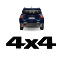 Emblema 4x4 Renagade/compass 17/20 Preto