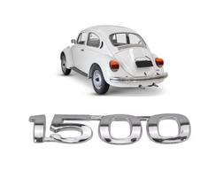 Emblema Adesivo 1500 Capo Traseiro Para Fusca 1970 a 1986 Emblema Adesivo 1500 Capo Traseiro Para Fusca 1970 a 1986