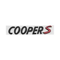 Emblema Adesivo 3D ABS Cooper S Para Carro, Decalque Para Porta-Malas Traseiro R55 R56 F56 R50 R52 Emblema Adesivo 3D ABS Cooper S Para Carro, Decalque Para Porta-Malas Traseiro R55 R56 F56 R50 R52