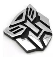 Emblema Adesivo Alto Relevo 3d Transformers Autobots Cromado Emblema Adesivo Alto Relevo 3d Transformers Autobots Cromado