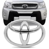Emblema Adesivo Alto Relevo Grade Frontal Toyota Hilux Srv 2005 a 2015 Cromado Emblema Adesivo Alto Relevo Grade Frontal Toyota Hilux Srv 2005 a 2015 Cromado