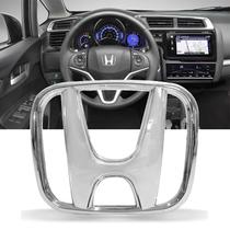 Emblema Adesivo Alto Relevo Volante Honda New Civic Fit City Hrv