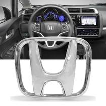 Emblema Adesivo Alto Relevo Volante Honda New Civic Fit City Hrv