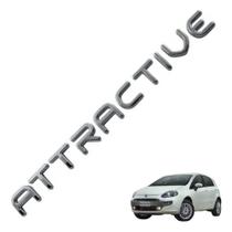 Emblema Adesivo Attractive Cromado Punto 2013 Original Fiat