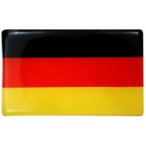 Emblema Adesivo Bandeira Alemanha Resinado Relevo Carro
