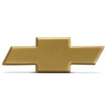 Emblema Adesivo Chevrolet Gravata Dourancaixe Perfeito Acabamento Impecável 9,0 x 3,0cm - Super auto