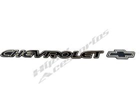 Emblema Adesivo Chevrolet S10 Blazer Preto Dourado Resinado