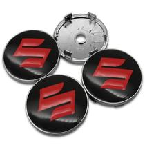 Emblema Adesivo De 60mm Para Centro De Roda De Carro Para Suzuki Jimny Grand Vitara SX4 Swift Alto