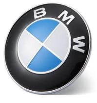 Emblema Adesivo Lateral Moto Bmw Aluminio 65Mm