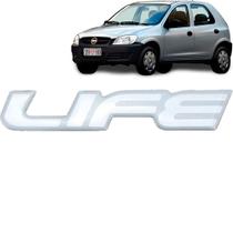 Emblema Adesivo Life Prata Gm Chevrolet Resinado Universal