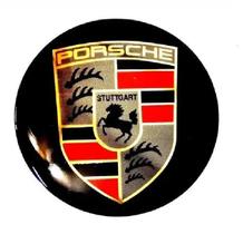 Emblema Adesivo Porsche 48Mm (4,8Cm) Resinado