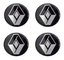 Emblema Adesivo Resinado 04 Peças Renault Calota Roda 48mm Emblema Adesivo Resinado 04 Peças Renault Calota Roda 48mm