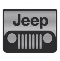 Emblema Adesivo Resinado 10x8cm Compatível Jeep Emblema Adesivo Resinado 10x8cm Compatível Jeep