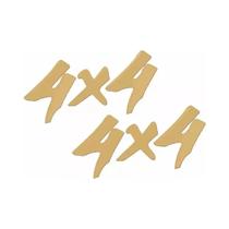 Emblema Adesivo Resinado 4x4 S10 1995 Dourado Emblema Adesivo Resinado 4x4 S10 1995 Dourado