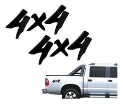 Emblema Adesivo Resinado 4x4 S10 1995 Preto S10r62 Fk Emblema Adesivo Resinado 4x4 S10 1995 Preto S10r62 Fk
