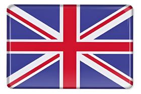 Emblema Adesivo Resinado Bandeira Inglaterra SPTS Emblema Adesivo Resinado Bandeira Inglaterra SPTS