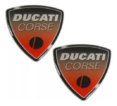Emblema Adesivo Resinado Compativel Ducati Corse 2,5x2,5 Rs8 Emblema Adesivo Resinado Compativel Ducati Corse 2,5x2,5 Rs8