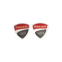 Emblema Adesivo Resinado Compatível Ducati Corse 5x5 Par Emblema Adesivo Resinado Compatível Ducati Corse 5x5 Par