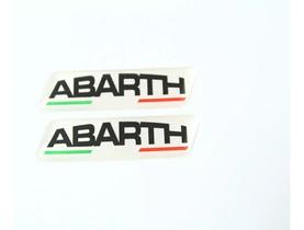 Emblema Adesivo Resinado Fiat Abarth Italia Coluna Rs03 Emblema Adesivo Resinado Fiat Abarth Italia Coluna Rs03