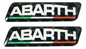 Emblema Adesivo Resinado Fiat Abarth Italia Coluna Rs04