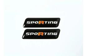 Emblema Adesivo Resinado Fiat Sporting RS16 FK 2x