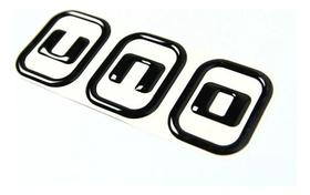 Emblema Adesivo Resinado Fiat Uno Rs17 Emblema Adesivo Resinado Fiat Uno Rs17
