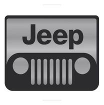 Emblema Adesivo Resinado Jeep 10x8 Cms