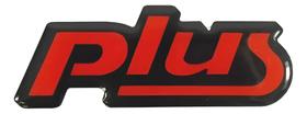 Emblema Adesivo Resinado Plus Compatível Gol 1000 Emblema Adesivo Resinado Plus Compatível Gol 1000