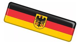 Emblema Adesivo Resinado Volkswagen Bandeira Alemanha Rs02 Emblema Adesivo Resinado Volkswagen Bandeira Alemanha Rs02