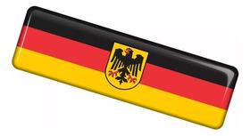 Emblema Adesivo Resinado Volkswagen Bandeira Alemanha Rs02 Emblema Adesivo Resinado Volkswagen Bandeira Alemanha Rs02