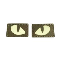 Emblema Adesivo Tático De Olhos De Gato Que Brilham No Escuro, Patch De Combate Ranger Com tiras autocolantes