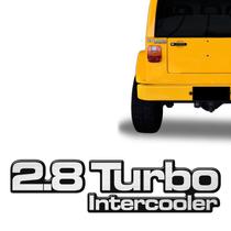 Emblema Adesivo Troller 2005 Resinado 2.8 Turbo Intercooler
