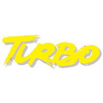 Emblema Adesivo Turbo (uno - Amarelo)