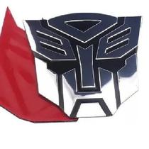 Emblema Aluminio Tuning Autobot Decepticons Transformers 2U