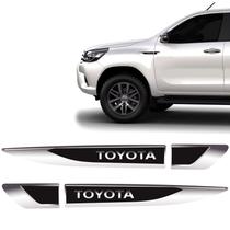 Emblema Aplique Lateral Toyota Decorativo Resinado (par)