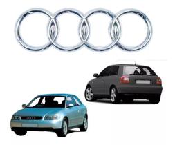 Emblema Audi Porta Malas Cromado A3 A4 A6 Até 2005