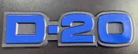Emblema Azul D - 20