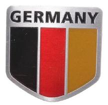 Emblema Bandeira Alemanha Ww Audi Jetta Bora Aluminio