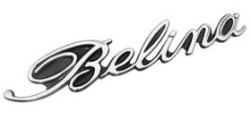 Emblema Belina Lateral Belina 1 73/77 Cromado C/Preto