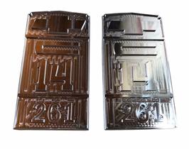 Emblema Billet Paralama Chevrolet C10 Veraneio