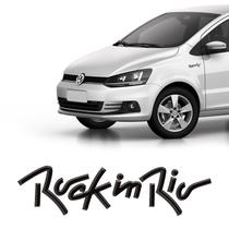 Emblema Black Fox Saveiro Gol Rock In Rio 2013 Resinado