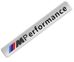 Emblema Bmw Painel Console Performance Aluminio
