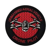 Emblema Bordado De Piloto De Drone Tático, Aplique De Tecido, Distintivo De Moral Para Mochila E