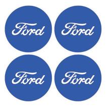 Emblema Calota 48mm Ford Az (4 Un) - Marcon Emblemas