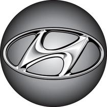 Emblema Calota 48mm Hyundai Degrade (4 Un) Emblema Calota 48mm Hyundai Degrade (4 Un)