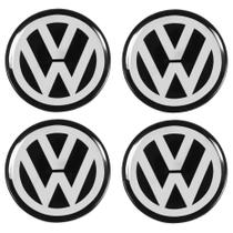 Emblema Calota Roda Vw Volkswagen Jogo 48mm