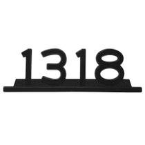 Emblema caminhão mb 1318 lateral preto de ferro zamak (1 pç)